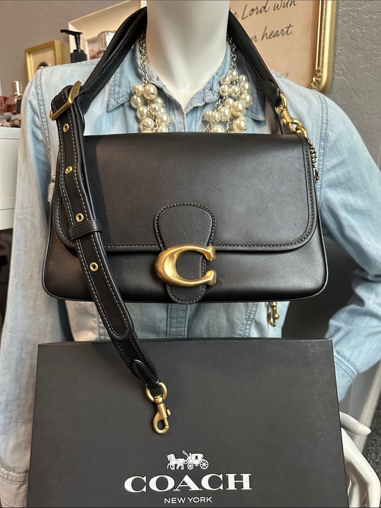 Coach Handbags - Coach Soft Tabby black crossbody with receipts and box 🖤🖤🖤